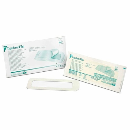 3M Tegaderm Transparent Film Dressing 4 X 10 Inch Frame Style Delivery Rectangle Sterile, 20PK 1627